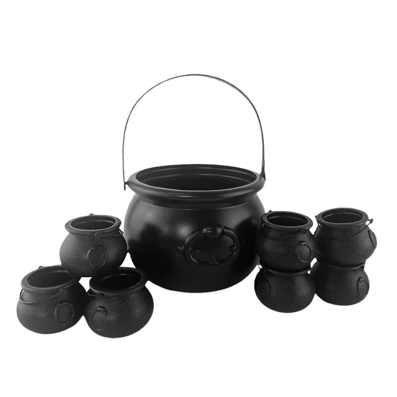 Halloween Cauldron Halloween Candy Holder Bowl Candy Holder Serving Cauldron for Halloween Home Decoration Set of 9 Candy Bowl