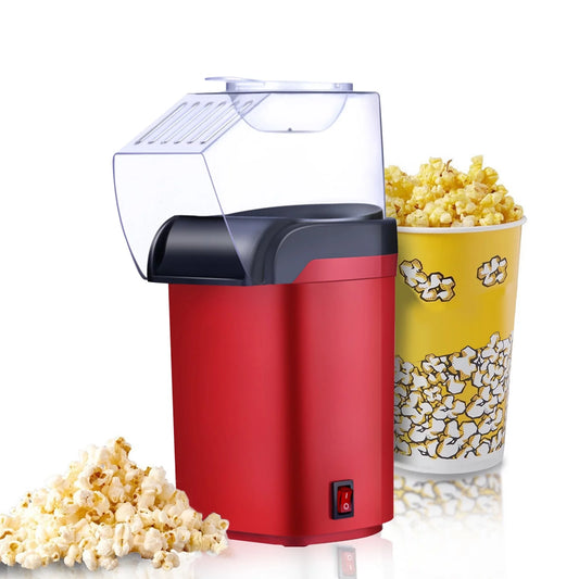 Clearance!Popcorn Machine, Hot Air Popcorn, Air-Pop Popcorn,Fully Automatic Popcorn Machine,Fast Popcorn Maker with Measuring Spoon, Quick Popcorn, Oil Free, Good for Watching Party Movies Use Gift