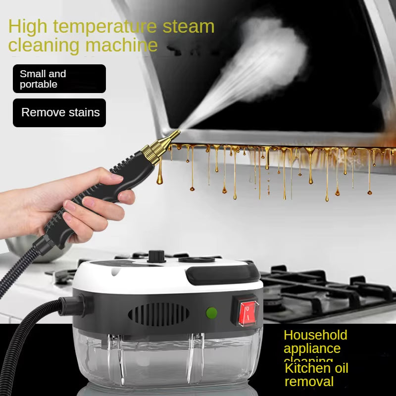 2500W Steam Cleaner High Temperature Jet Washer Range Hood for Kitchen Air Conditioner Car Cleaning Machine Home Appliances