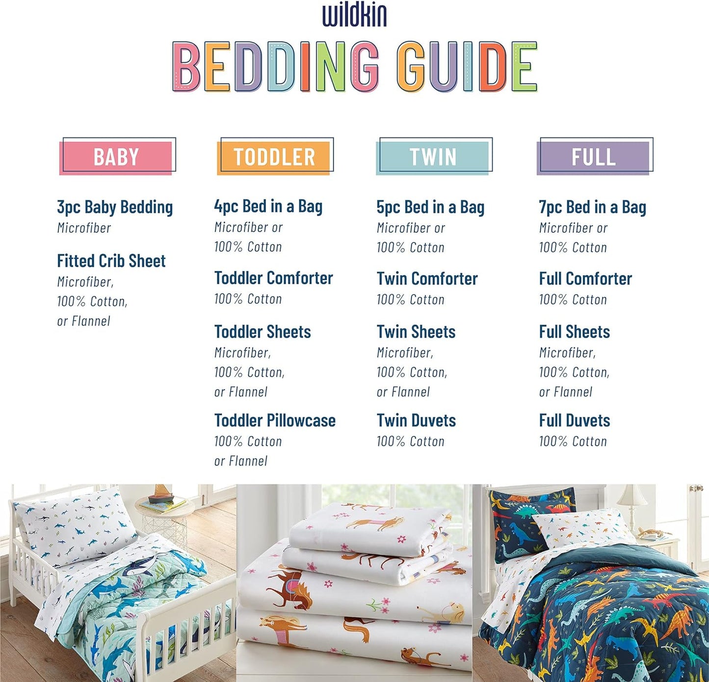 Toddler Comforter in Dinosaur Land - Soft, Lightweight Cotton, Fits Standard Crib Mattress