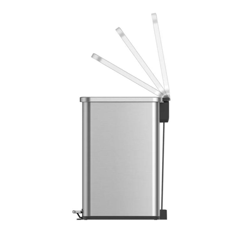 Upgrade Your Kitchen with Our Stylish 13.2 Gallon Stainless Steel Step Trash Can – Perfect for Smart Storage!