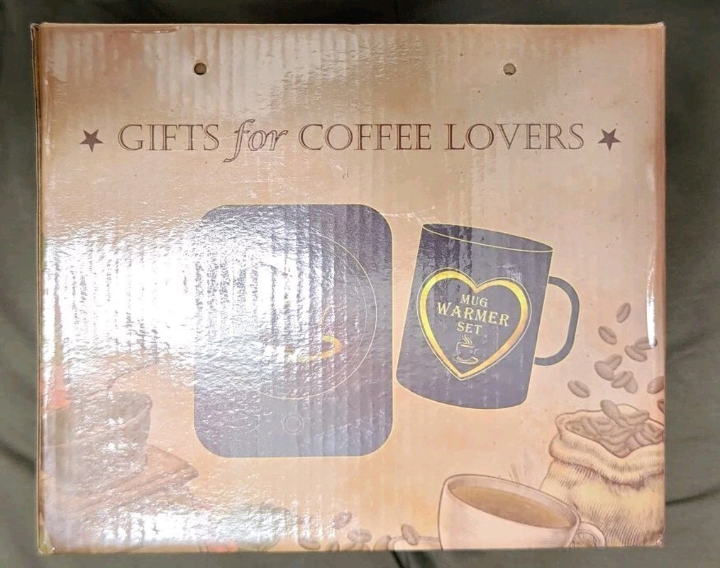 JoyfulWorld Coffee Mug Warmer for Desk with Auto Shut Off, Electric Coffee Cup Warmer Set for Home & Office (L10)