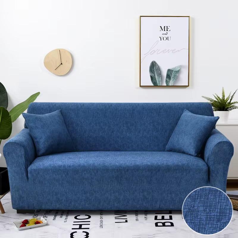 Stretch Plaid Sofa Slipcover Elastic Sofa Covers for Living Room Funda Sofa Chair Couch Cover Home Decor 1/2/3/4-Seater