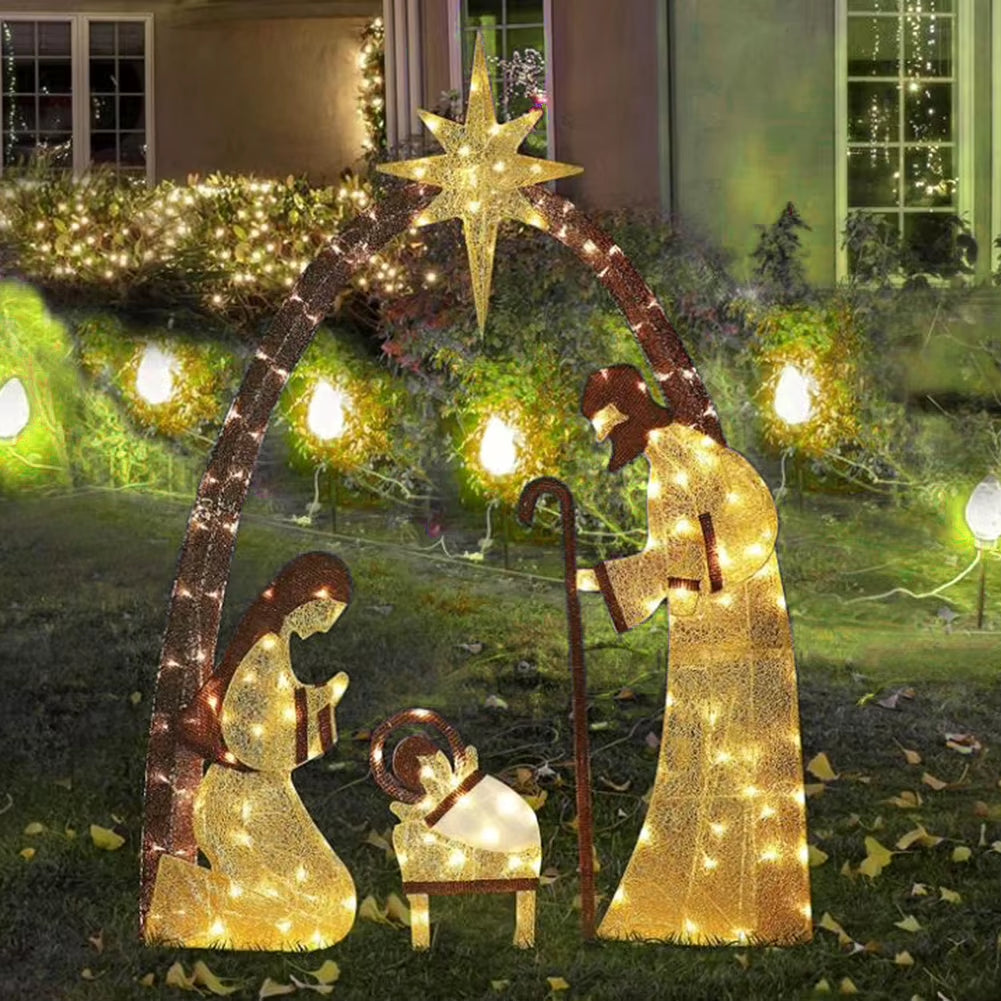 Nativity Scene Christmas Decor Jesus Nativity Scene outside Christmas Decor for Xmas outside Yard Garden Holiday Decor