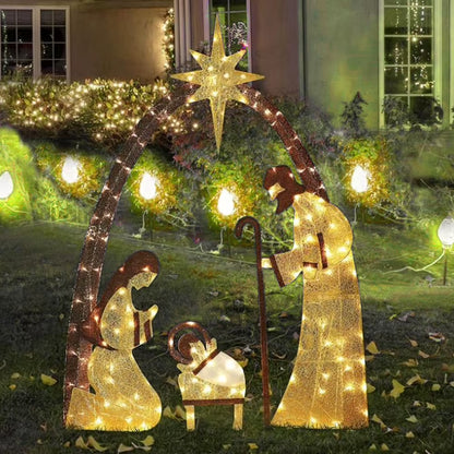 Nativity Scene Christmas Decor Jesus Nativity Scene outside Christmas Decor for Xmas outside Yard Garden Holiday Decor