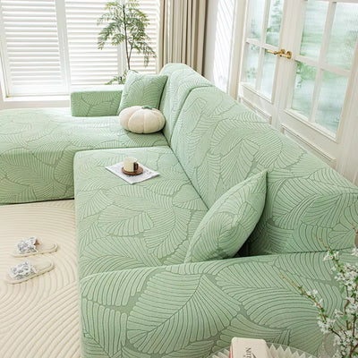 Transform Your Living Room with Our Adjustable Elastic Sofa Covers - Perfect for Any Armchair & L-Shaped Couch! 🌿✨