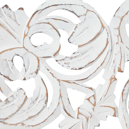 Handmade Wooden Floral Wall Decor | Intricately Carved Home Accent | Joyfulworld 