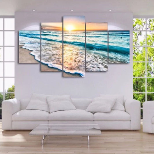 Modern Wall Art Canvas Print Unframed – Oil Painting Style Home Decor