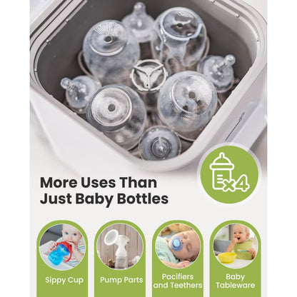 Revolutionize Baby Care with the EaseClean Bottle Washer Pro - The Ultimate All-in-One Washer, Sterilizer, and Dryer for Bottles and Baby Essentials