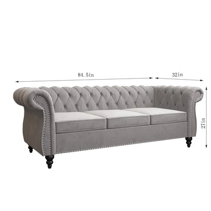 Elebash 3 - Piece Velvet Living Room Set