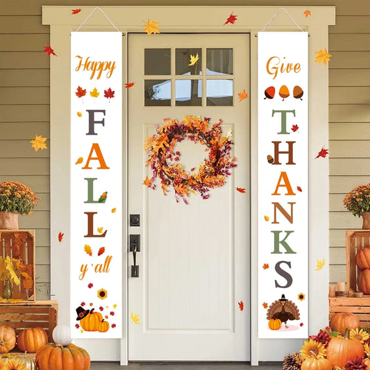 Happy Fall Porch Signs Fall Decorations for Home Outdoor Fall Decor Fall Decor for Home Thanksgiving Fall Decorations