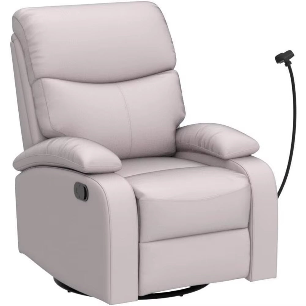 Comfortable Swivel Rocker Recliner Chair for Small Spaces - Perfect Manual Recliner for Relaxation