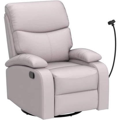 Comfortable Swivel Rocker Recliner Chair for Small Spaces - Perfect Manual Recliner for Relaxation
