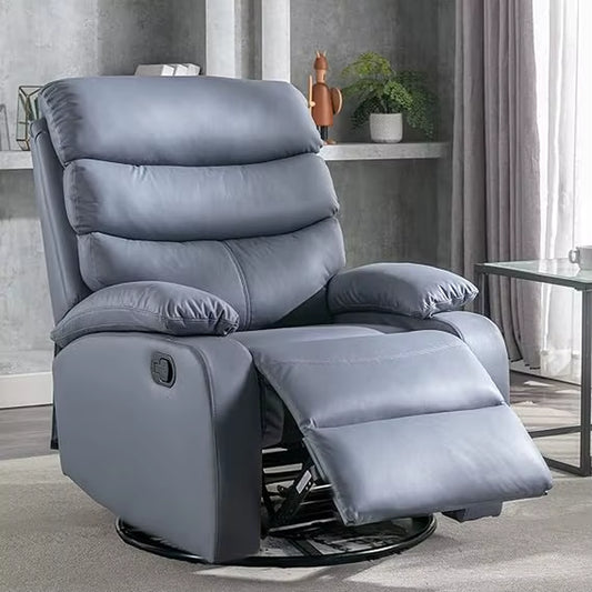 Comfortable Swivel Rocker Recliner Chair for Small Spaces - Perfect Manual Recliner for Relaxation