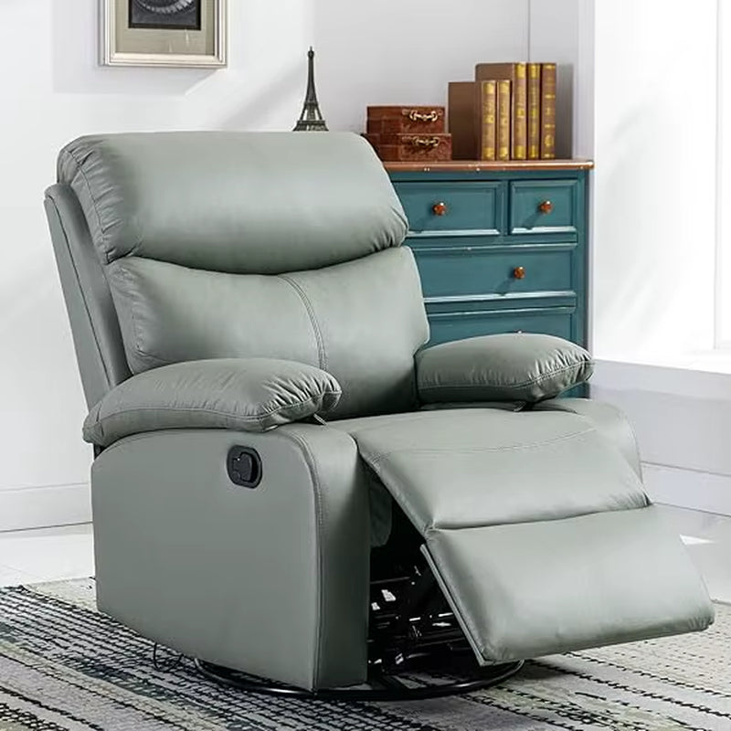 Comfortable Swivel Rocker Recliner Chair for Small Spaces - Perfect Manual Recliner for Relaxation