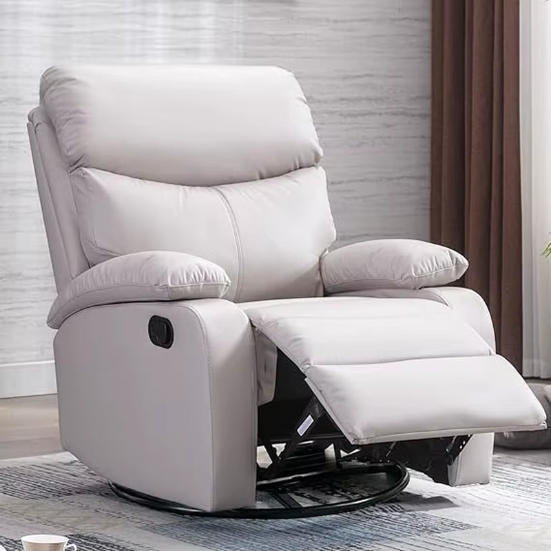 Comfortable Swivel Rocker Recliner Chair for Small Spaces - Perfect Manual Recliner for Relaxation
