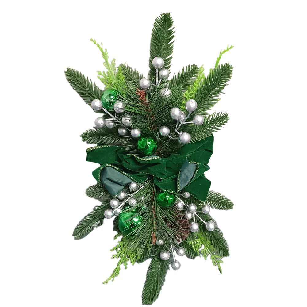 Christmas Wreath Garland - Festive Door Window Decoration