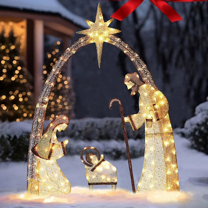 Nativity Scene Christmas Decor Jesus Nativity Scene outside Christmas Decor for Xmas outside Yard Garden Holiday Decor