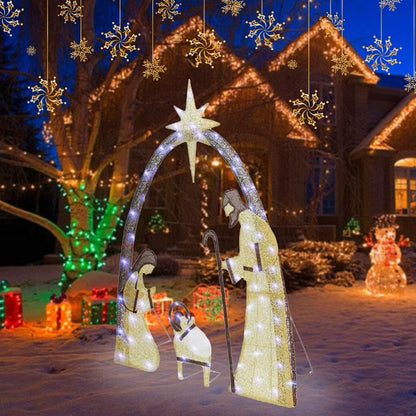 Nativity Scene Christmas Decor Jesus Nativity Scene outside Christmas Decor for Xmas outside Yard Garden Holiday Decor