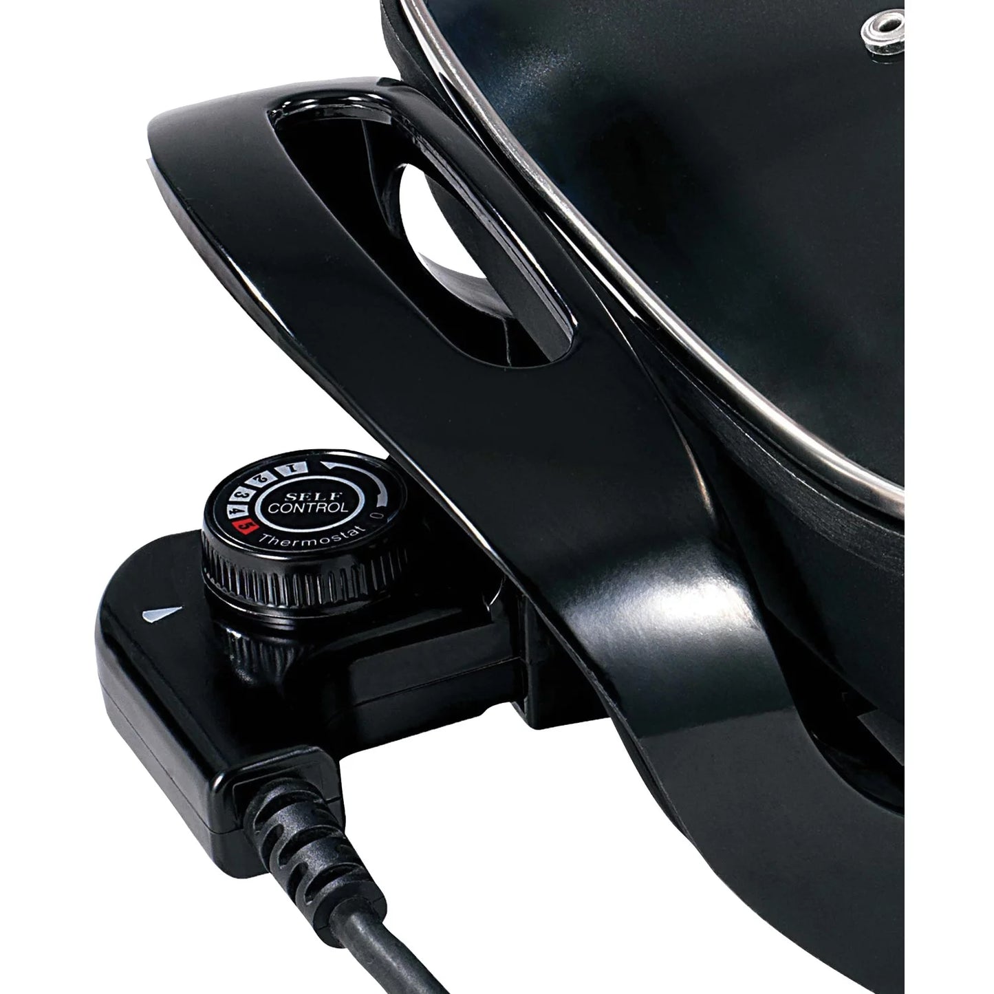 Nonstick Electric Skillet with Glass Lid, 12 Inch, 1300W Fast Heating Cooking Pan 