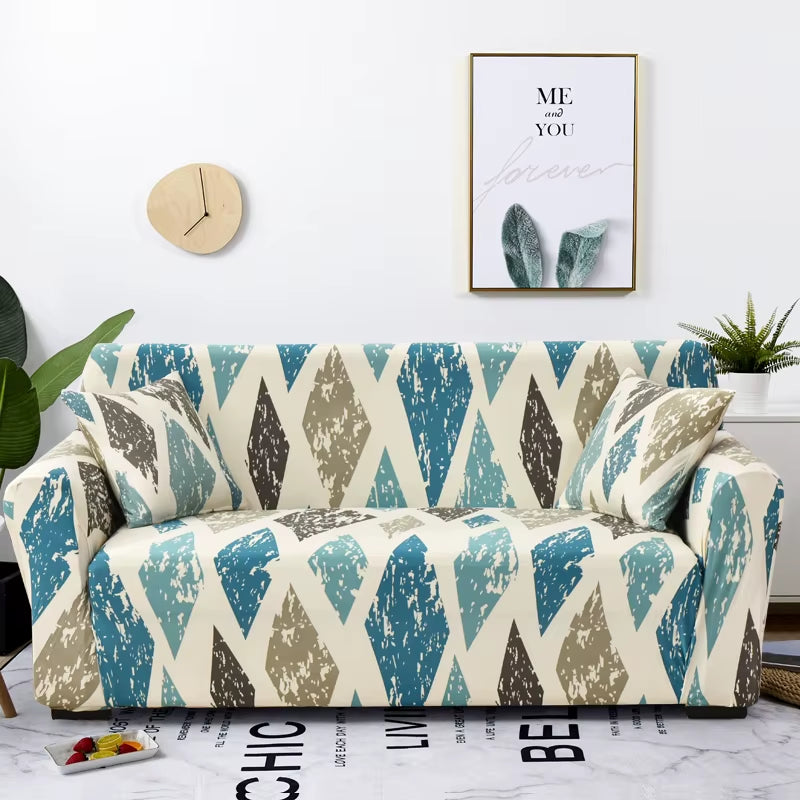 Stretch Plaid Sofa Slipcover Elastic Sofa Covers for Living Room Funda Sofa Chair Couch Cover Home Decor 1/2/3/4-Seater