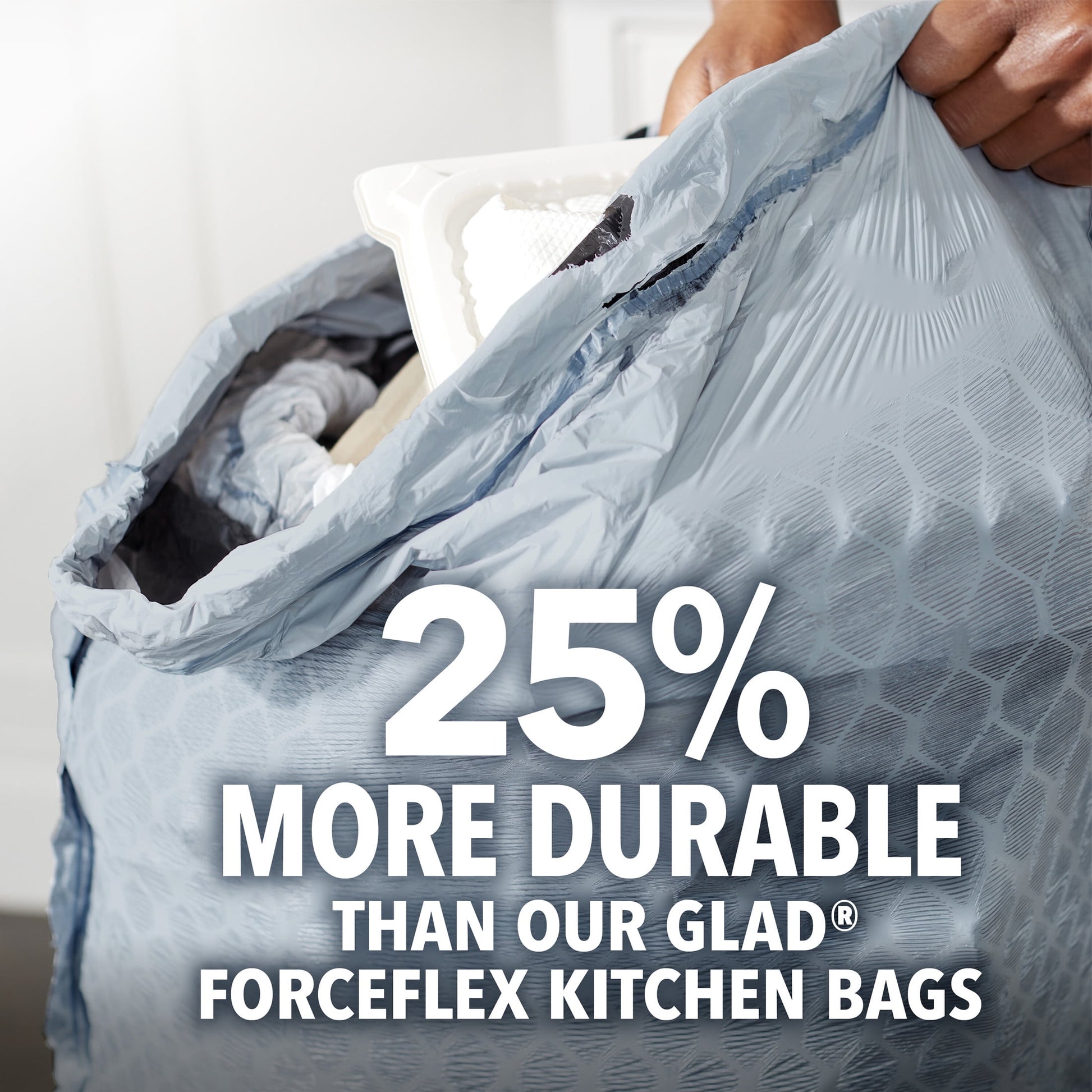 Forceflex Maxstrength with Clorox 13 Gallon Kitchen Trash Bags, Lemon Fresh Bleach, 20 Bags