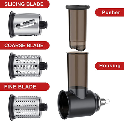 Slicer Shredder Attachment for Kitchenaid Stand Mixer Cheese Grater Attachments