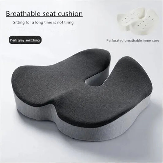 Zeby Rebound Memory Foam Office Chair Cushion Woman Tailbone Pelvis Orthopedic Medical Lady Seat Cushion Beautiful Buttocks Pad