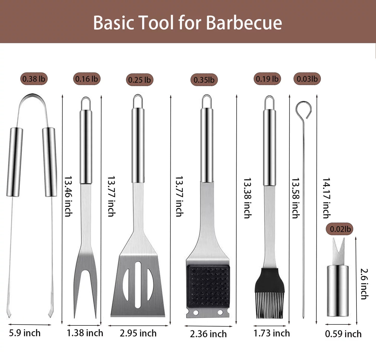 Grill Tools Set,Grill Set,Grilling Utensil Set,Grilling Accessories,Stainless Steel Grill Set, BBQ Kit,Bbq Grill Tools for Outdoor Camping Kitchen,21 Pcs