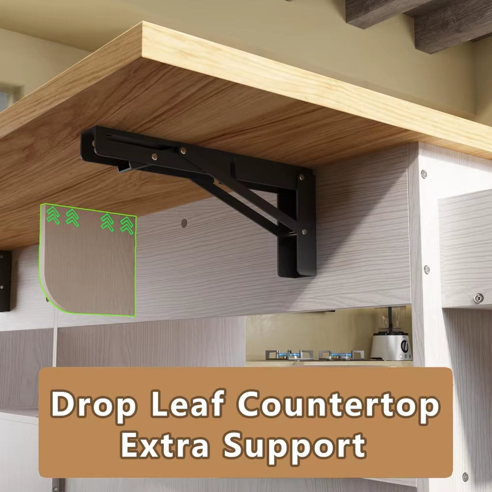 Rolling Mobile Kitchen Island Cart Bar with Desktop Drop Leaf Countertop, Island Table Storage with 5 Wheels, Kitchen Cabinet