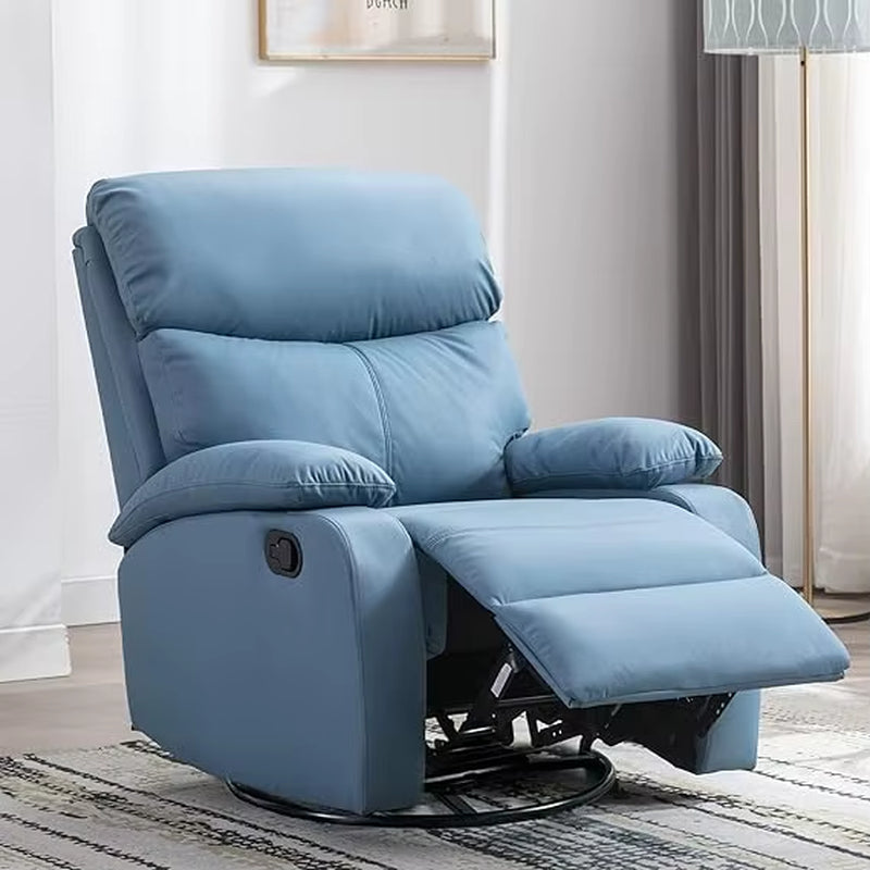 Comfortable Swivel Rocker Recliner Chair for Small Spaces - Perfect Manual Recliner for Relaxation