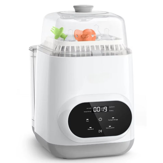 Revolutionize Baby Care with the EaseClean Bottle Washer Pro - The Ultimate All-in-One Washer, Sterilizer, and Dryer for Bottles and Baby Essentials