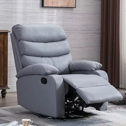 Comfortable Swivel Rocker Recliner Chair for Small Spaces - Perfect Manual Recliner for Relaxation