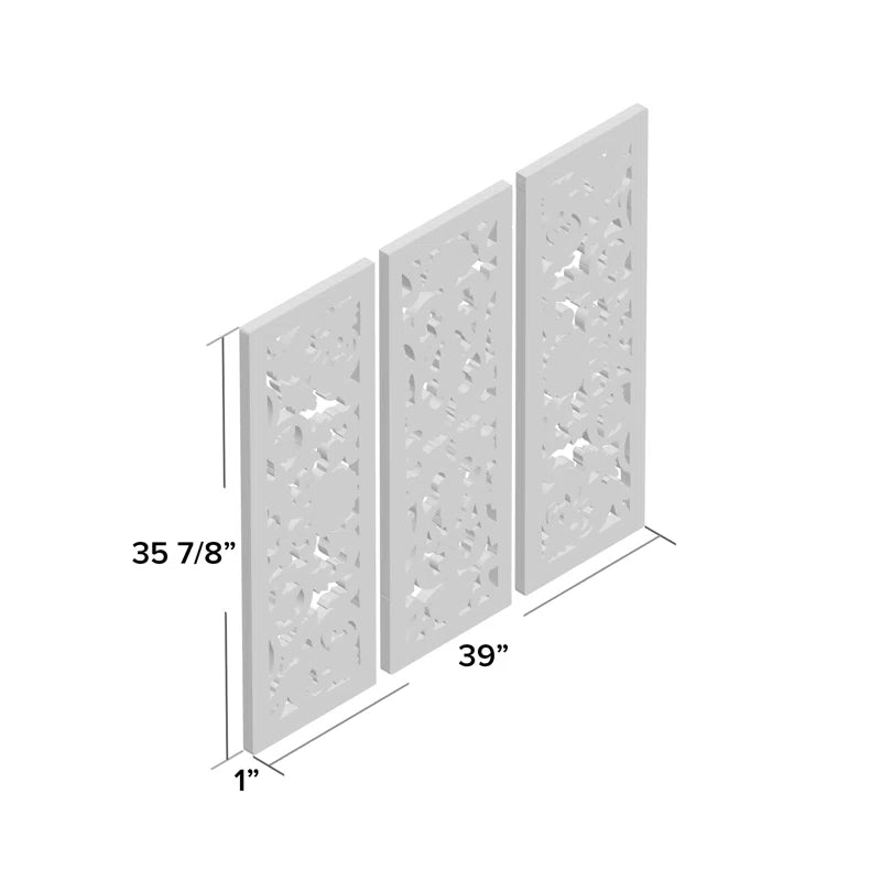 Handmade Wooden Floral Wall Decor | Intricately Carved Home Accent | Joyfulworld 