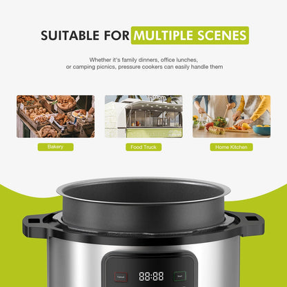 8 Quart Electric Pressure Cooker, Multi-Function Instant Multi Cooker, Stainless Steel